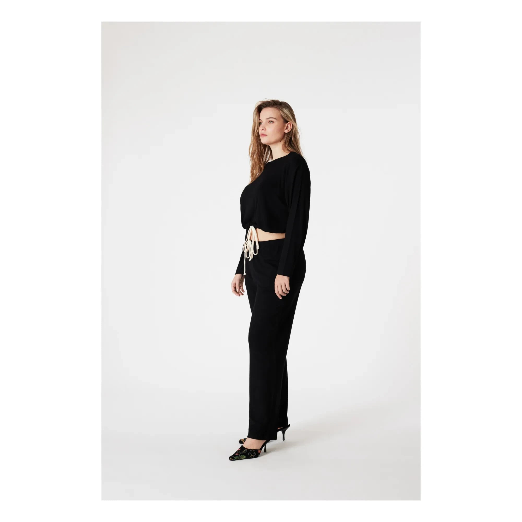 Icone - Parte de arriba de pijama Elise | Negro