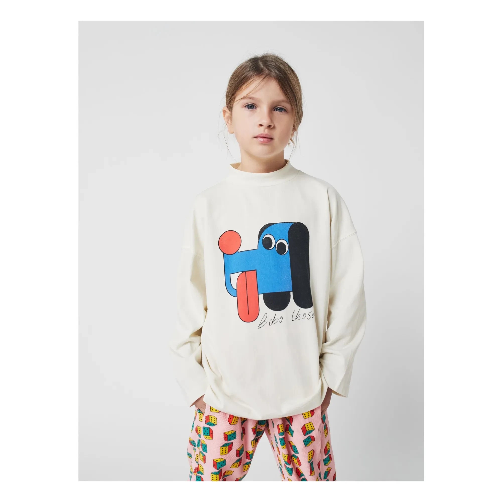 Bobo Choses - Camiseta de Algodón Orgánico para Perro | Crudo