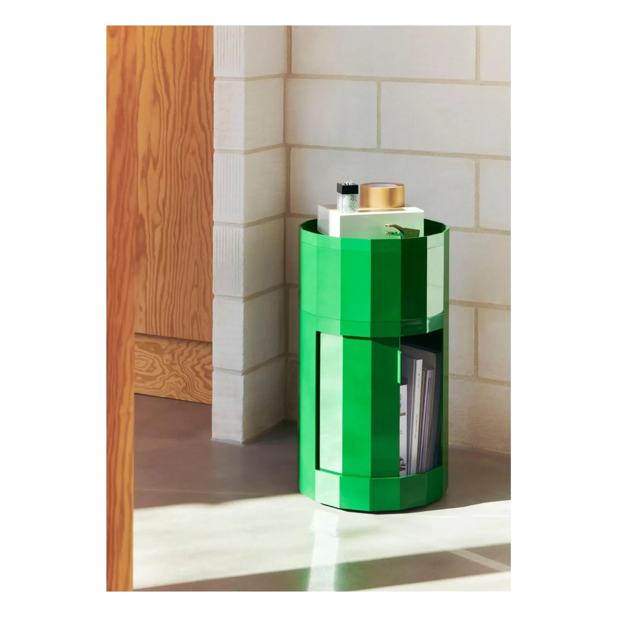 Hay - Almacenamiento facet H66 cm | Verde