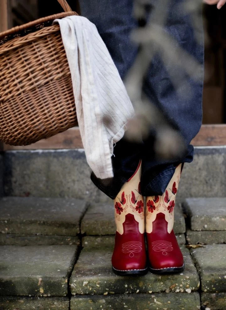 Bootstock - Botas vaqueras Bloom | Rojo