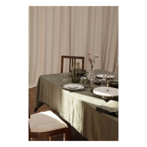 Comunidad de bienes - Servilleta de Lino Lavado - Set de 4 | Caqui