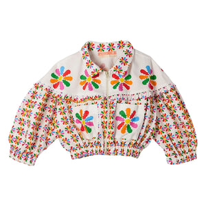 Fabula - Chaqueta con volantes Windmill | Blanco