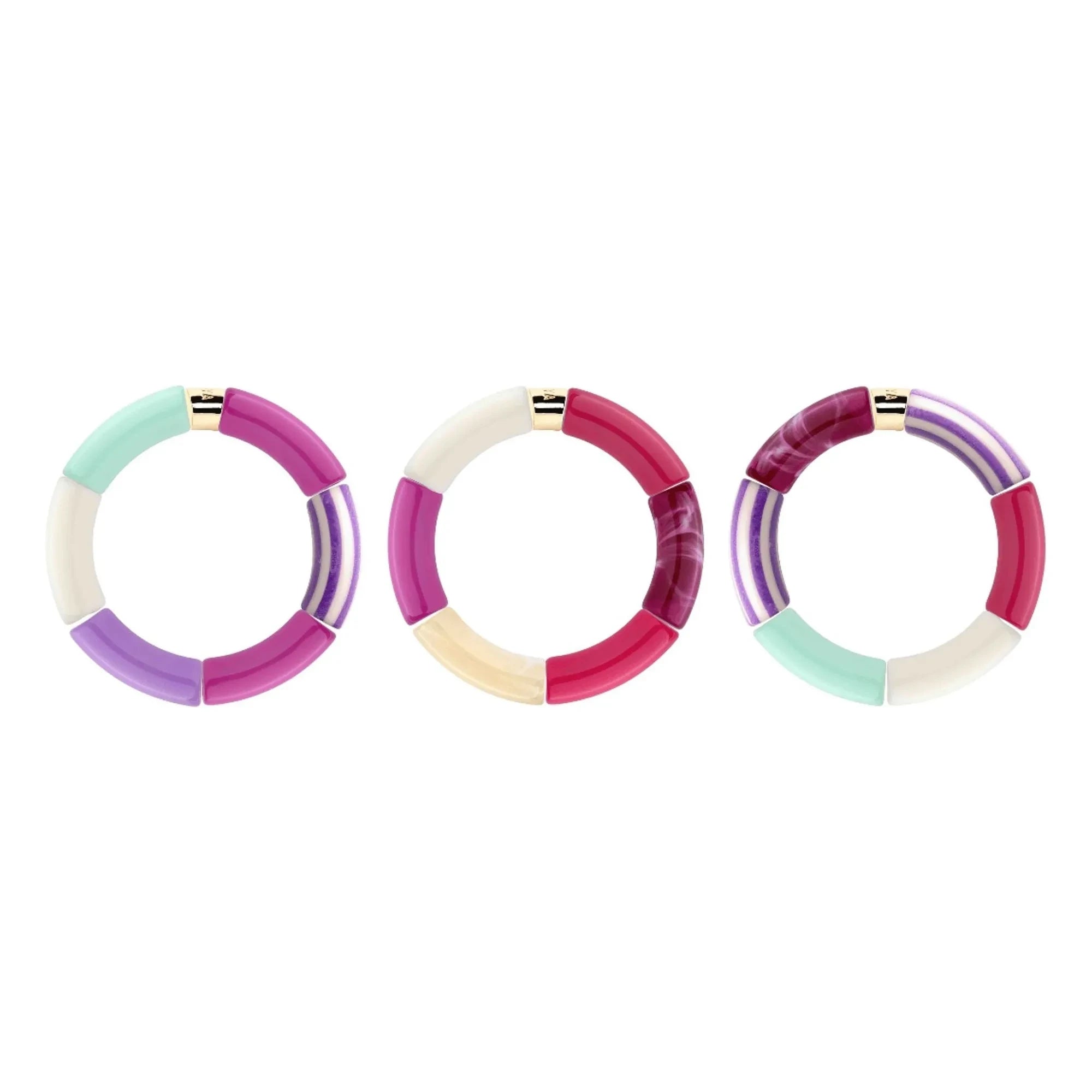 Parabaya - Piruleta 3 pulseras | Morado