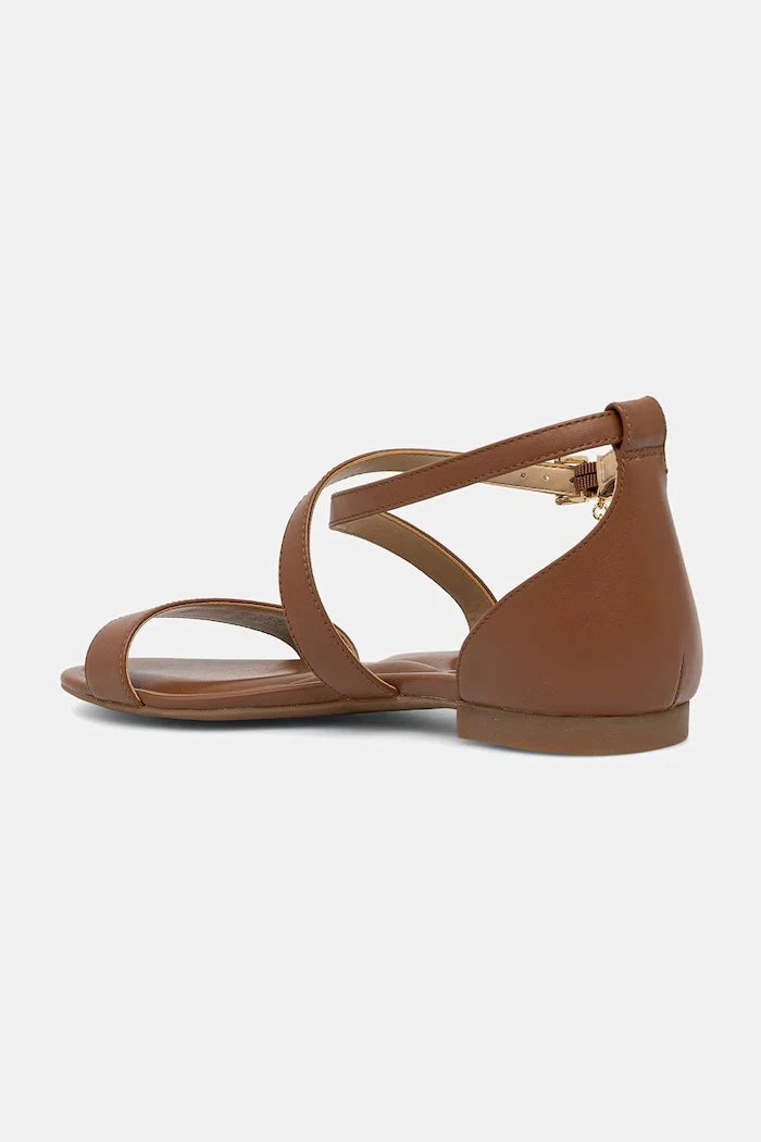 Sandalia plana de cuero Alexa Flex de MICHAEL Michael Kors para mujer