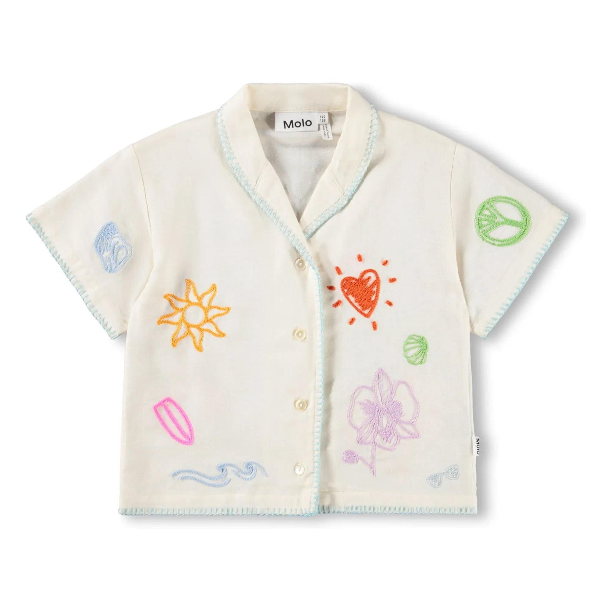 Molo - Camisa Rosalle Minis Doodles | Crudo