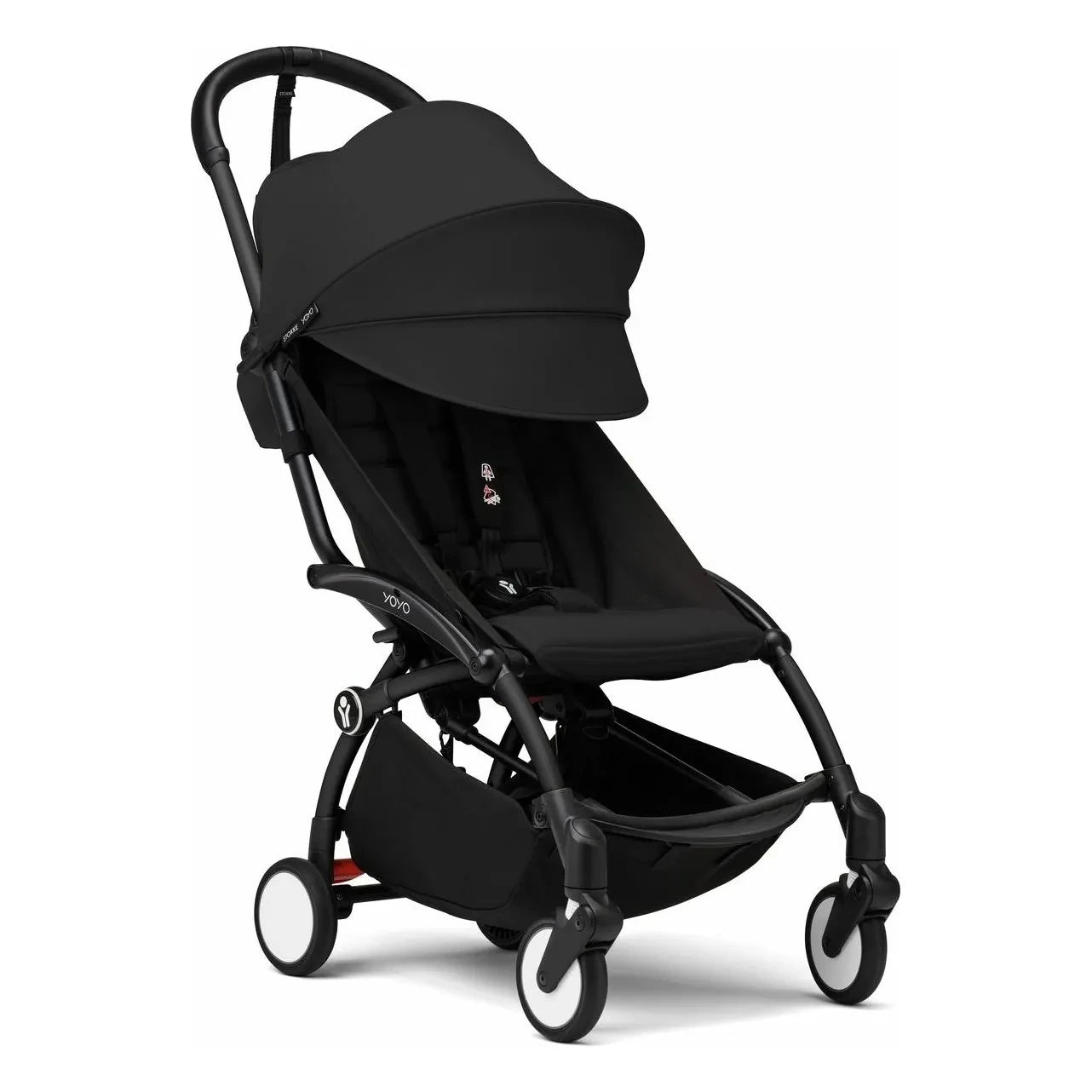 Stokke® - Cochecito YOYO³ completo 0+ y 6+ Chasis negro | Negro