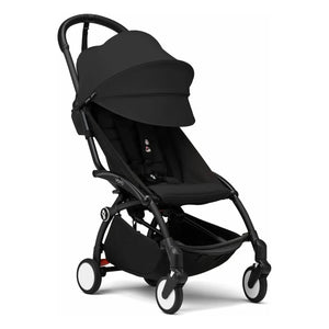 Stokke® - Cochecito YOYO³ completo 0+ y 6+ Chasis negro | Negro