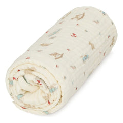 Cam Cam - Manta de muselina Vintage Toys | Beige