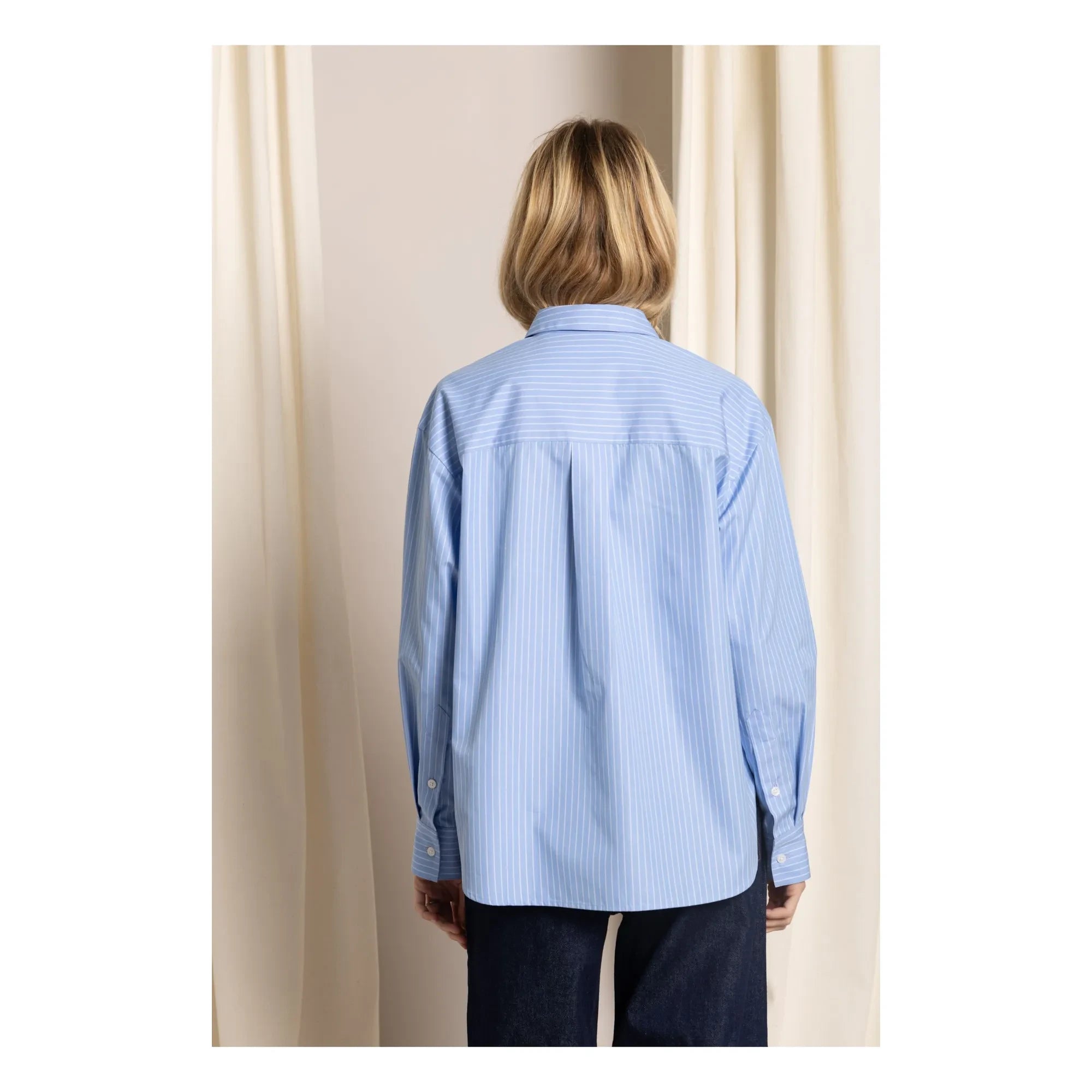 Smallable Woman - Camisa Rayas Kanel | Azul claro