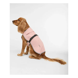 Barbour - Abrigo impermeable para perros Evie | Rosa pálido
