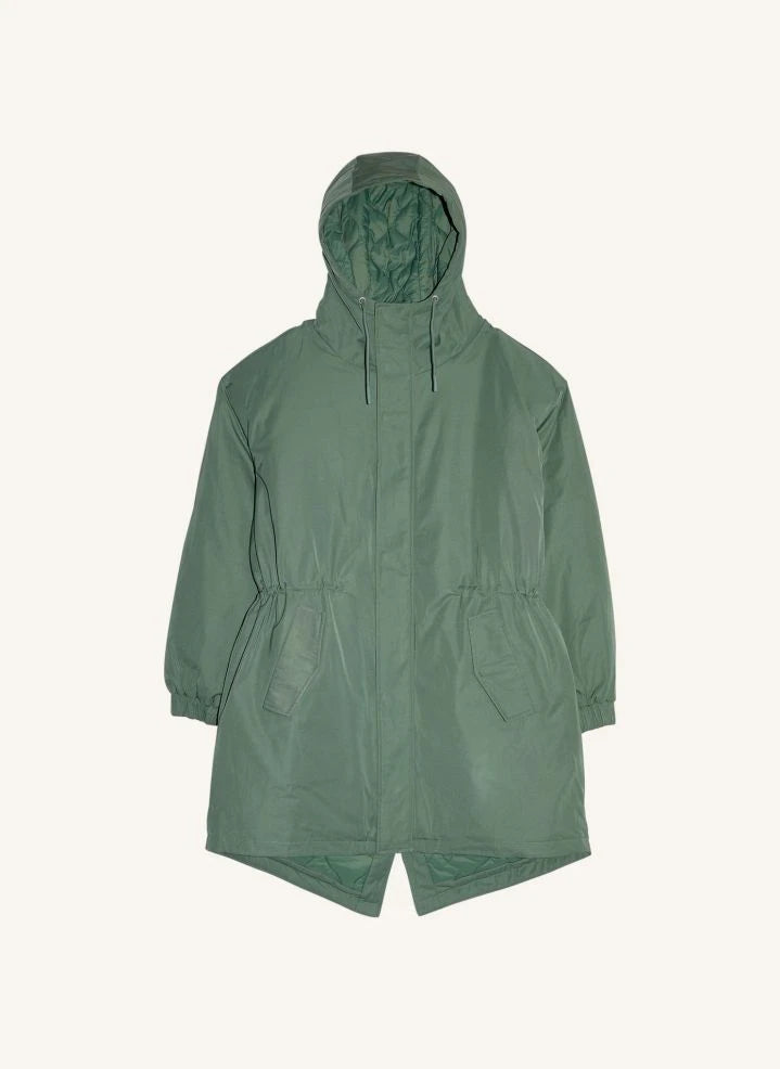 Smallable Woman - Zebra Geri Dönüştürülmüş Elyaf Astarlı Parka | Teal