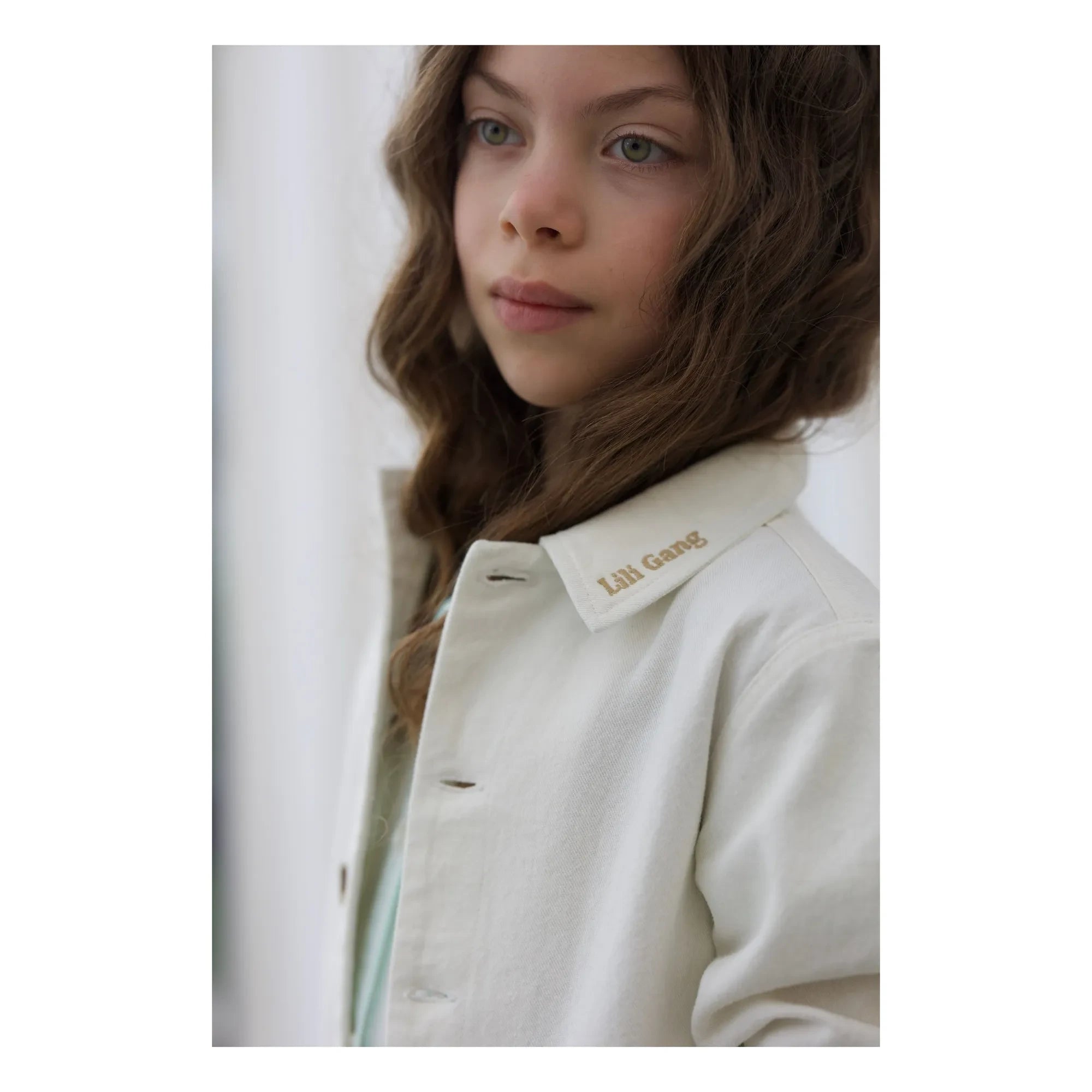 Lililotte - Chaqueta de algodón orgánico Vick | Marfil
