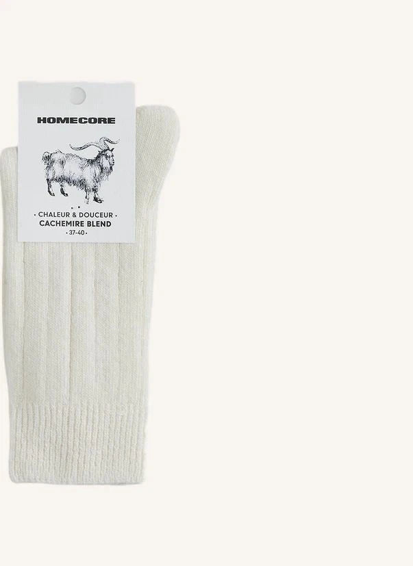 Homecore - Calcetines de Cachemira | Crema