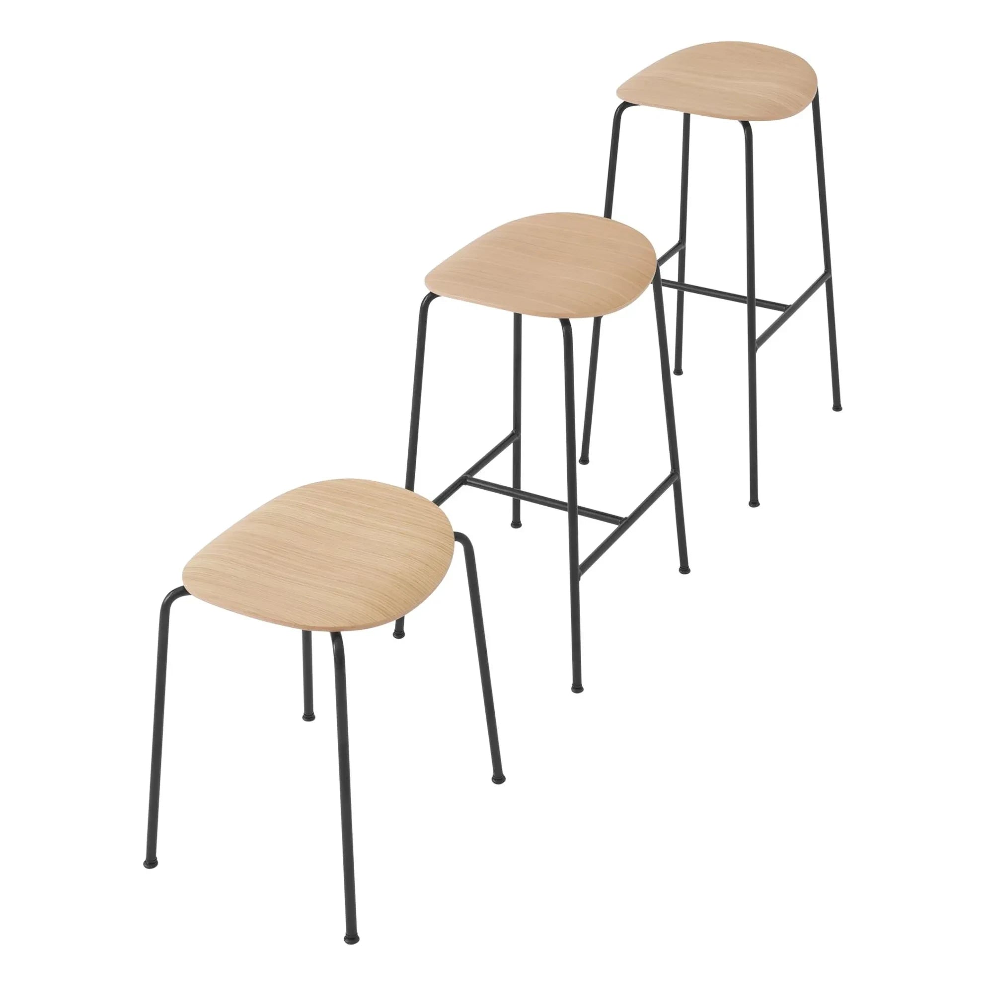 & Tradition - Tabure de bar Pavilion AV38, Anderssen & Voll | Roble