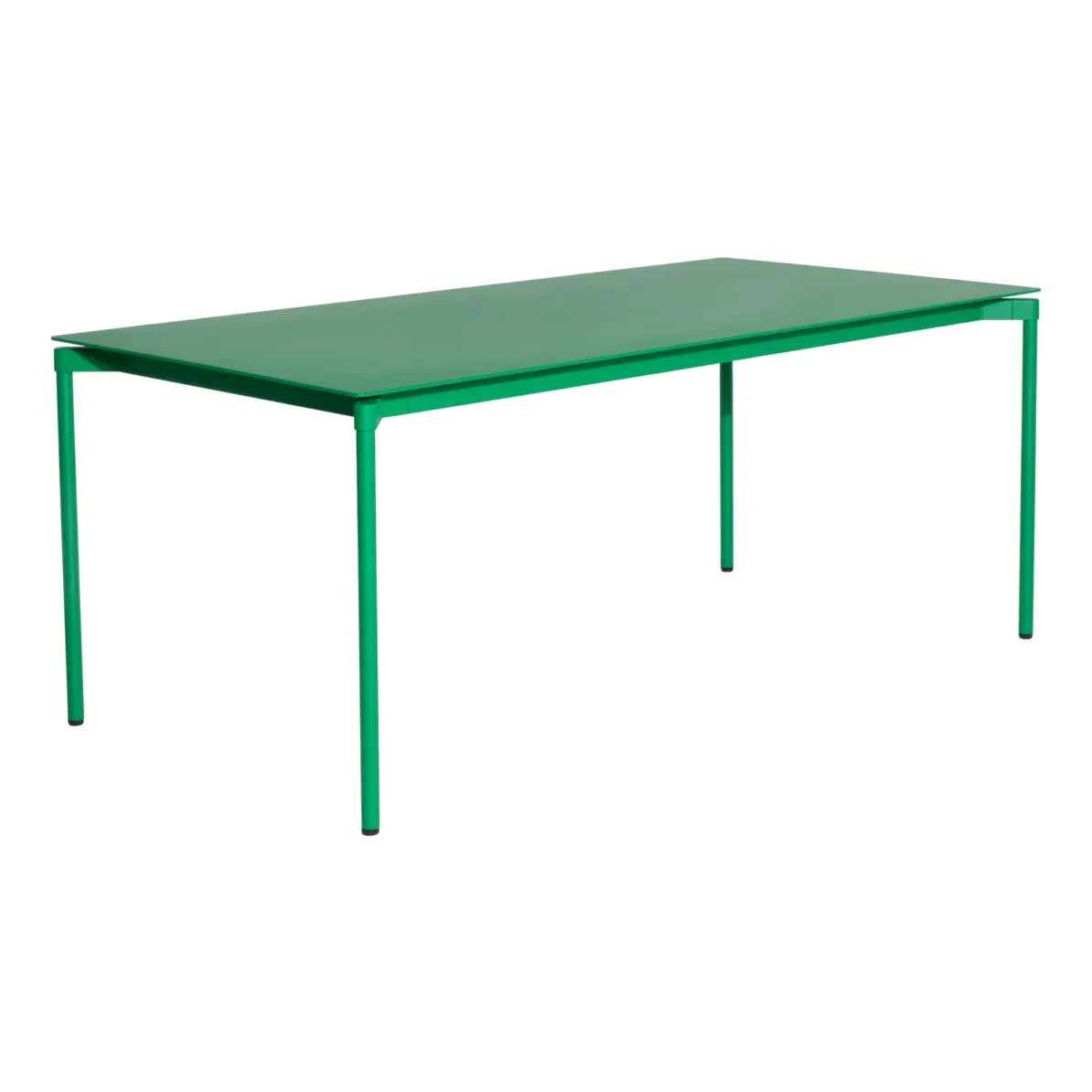 Petite friture - Mesa rectangular Fromme para exterior - 8 personas | Verde menta