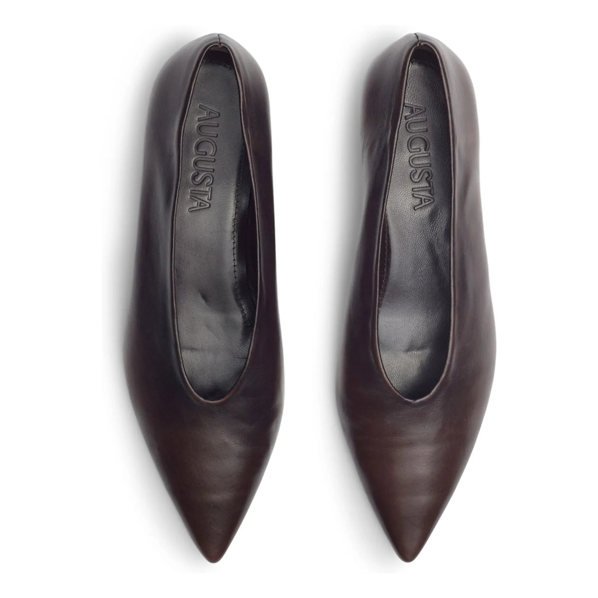 Augusta - Slingback Freya Deri | Kahverengi