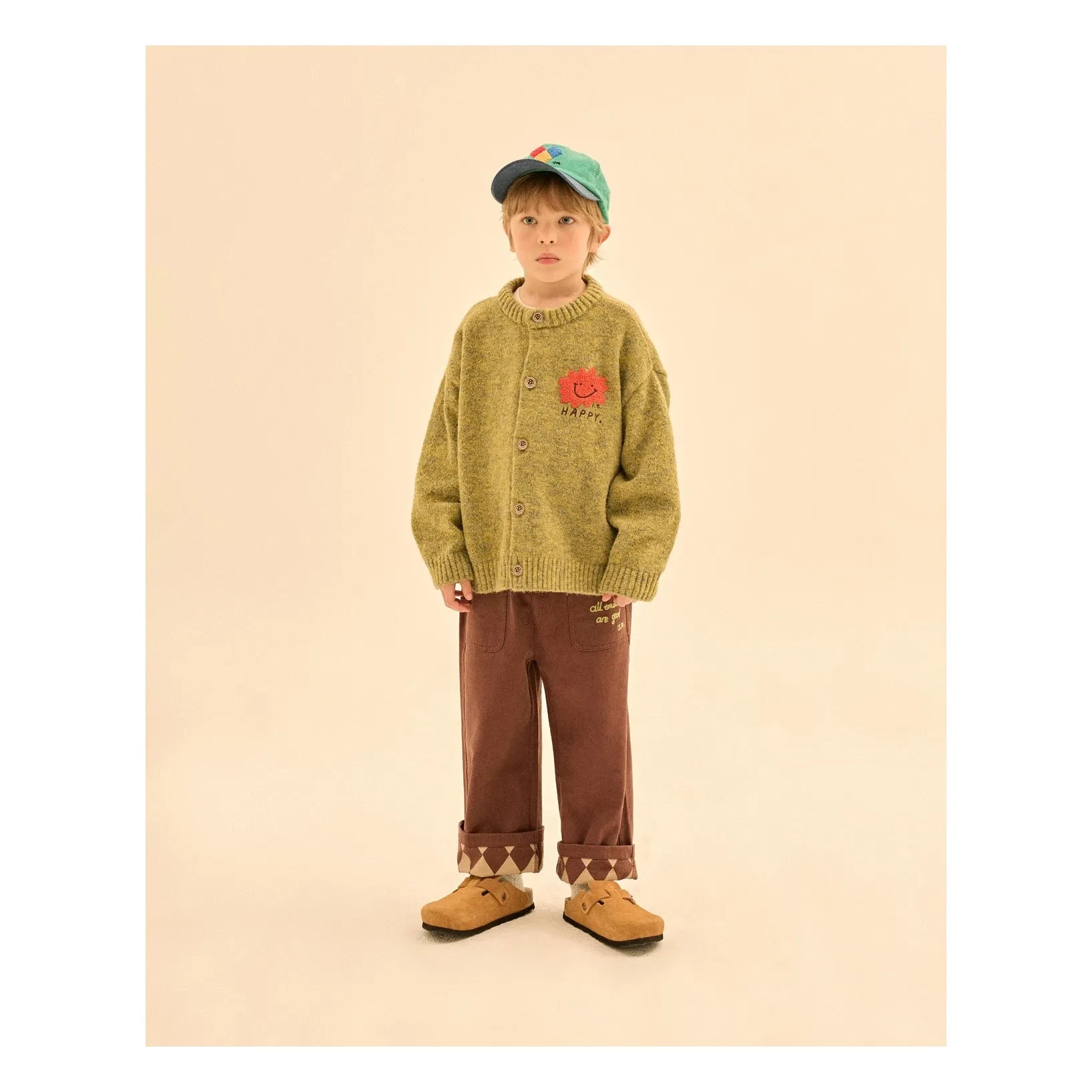 Jelly Mallow - Cardigan Feliz | Verde Oliva