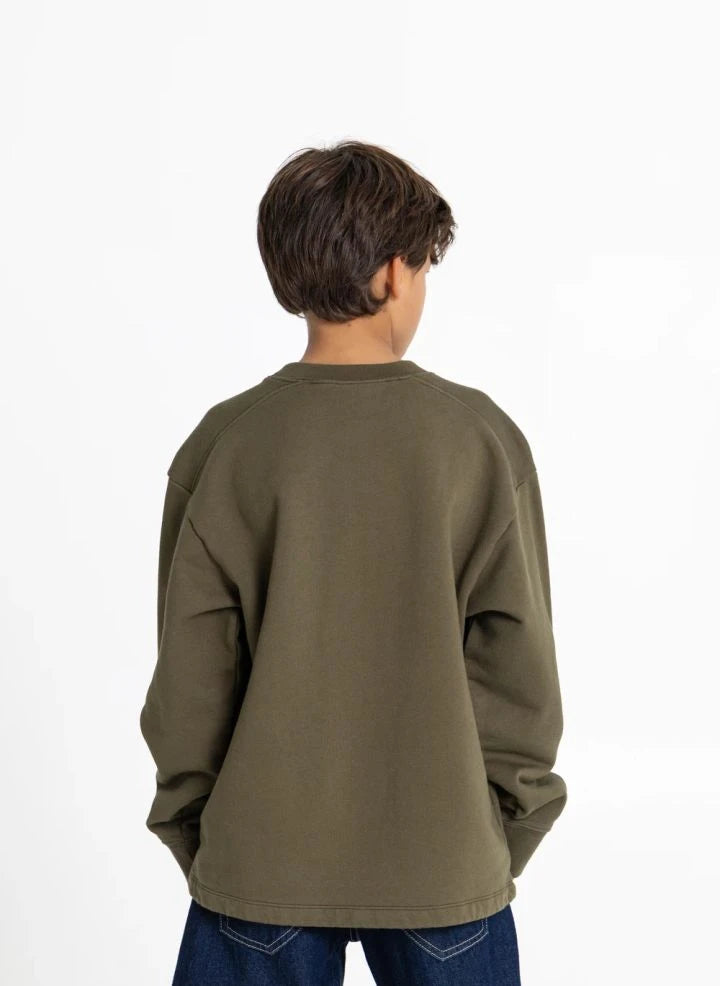 Smallable Kid - Favio Friends & Co Sudadera de Algodón Orgánico | Verdigris