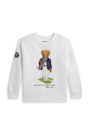 Polo Ralph Lauren sudadera de algodón Wimbledon para niños