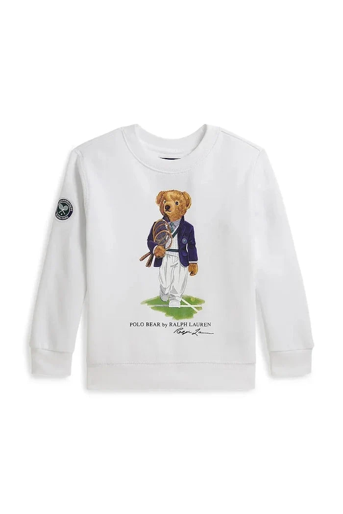 Polo Ralph Lauren sudadera de algodón Wimbledon para niños