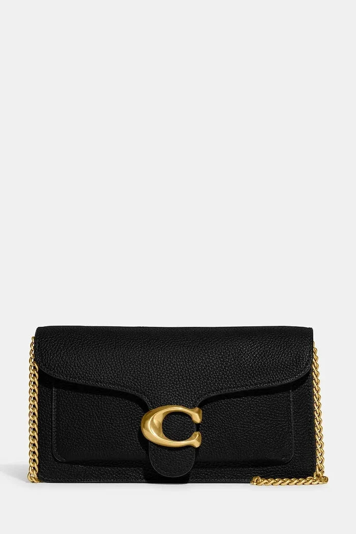 Bolso de piel Coach Tabby Chain Clutch