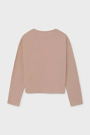 Blusa de manga larga de algodón Mayoral para niños