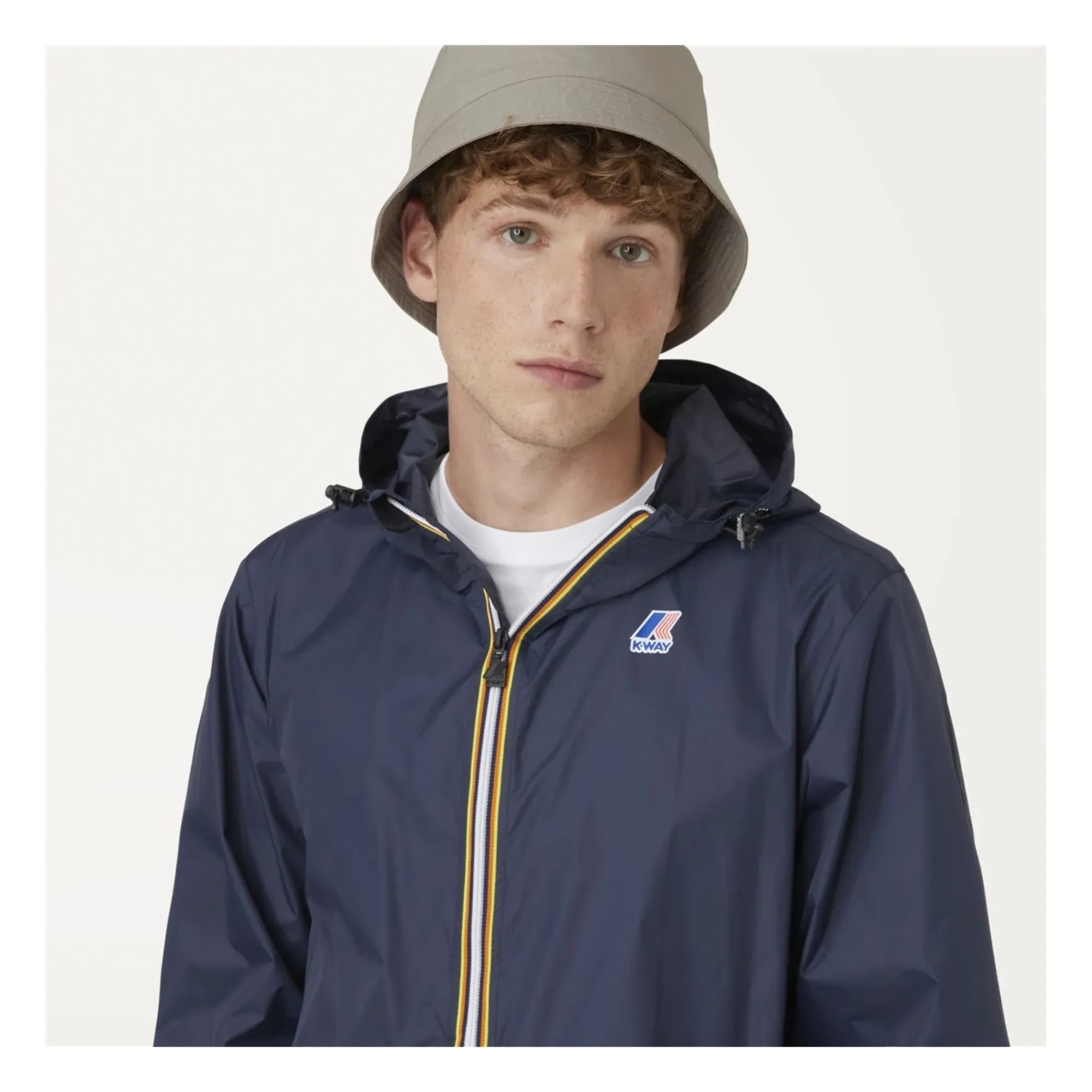 K-way - Le Vrai Claude 3.0 K-Way Chubasquero - Colección Hombre | Azul Marino