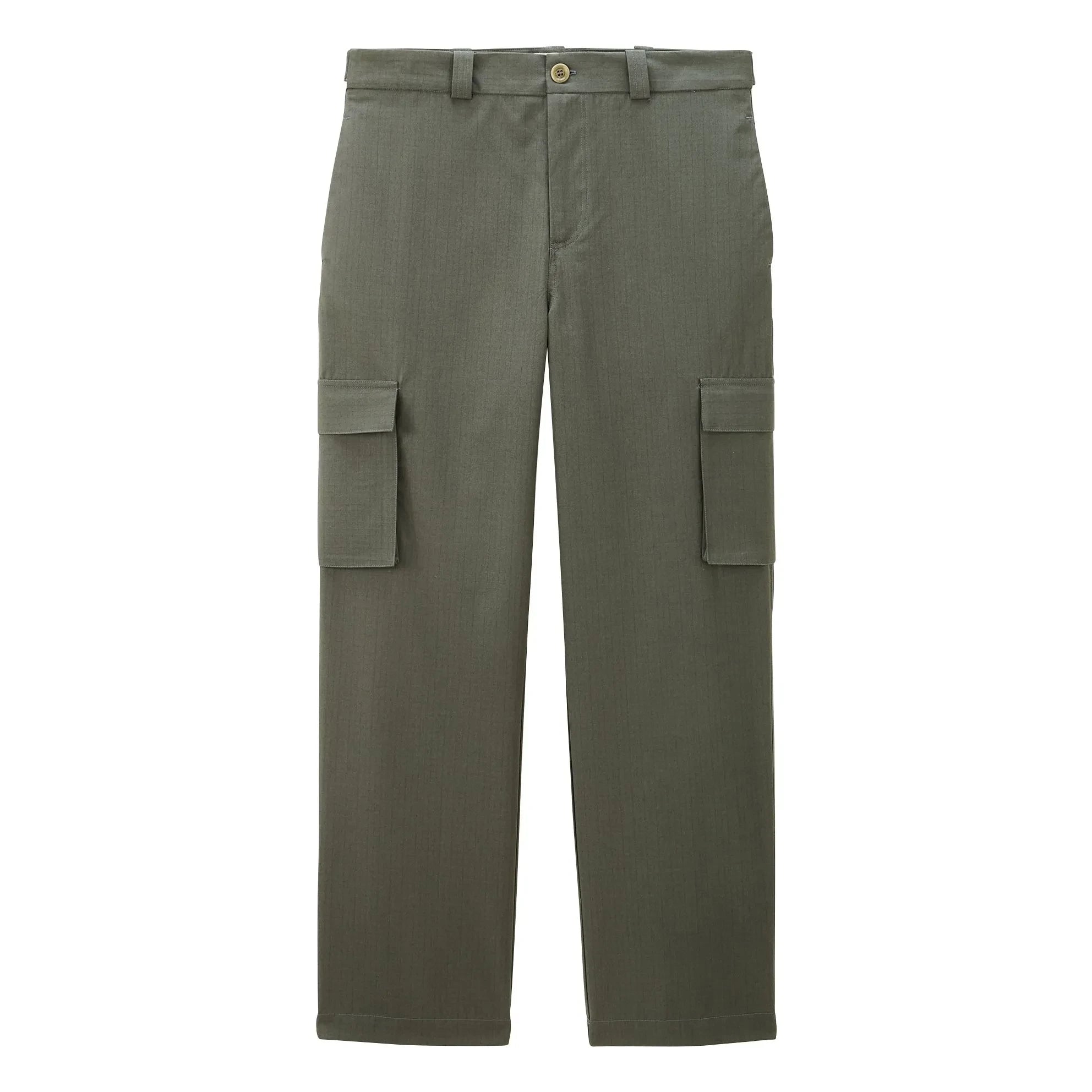 Noyoco - Pantalones Cargo de Algodón Orgánico | Caqui