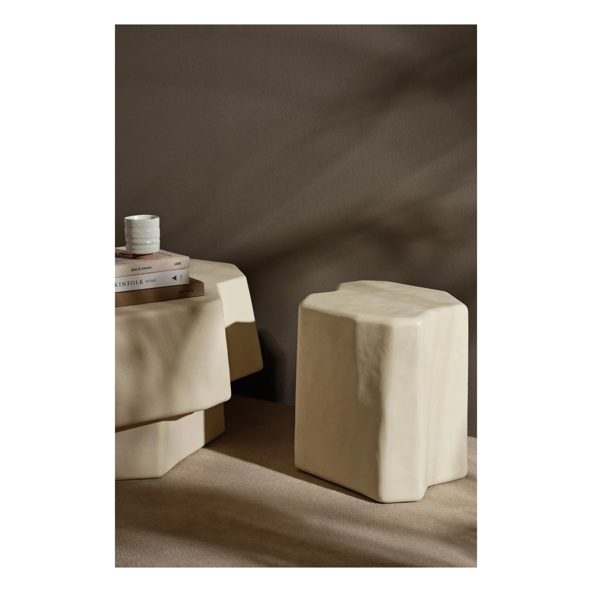 Ferm Living - Taburete Staffa | Marfil