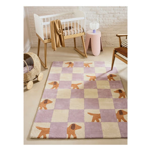 Bleuu-studio - Alfombra Walter Damier | Lila