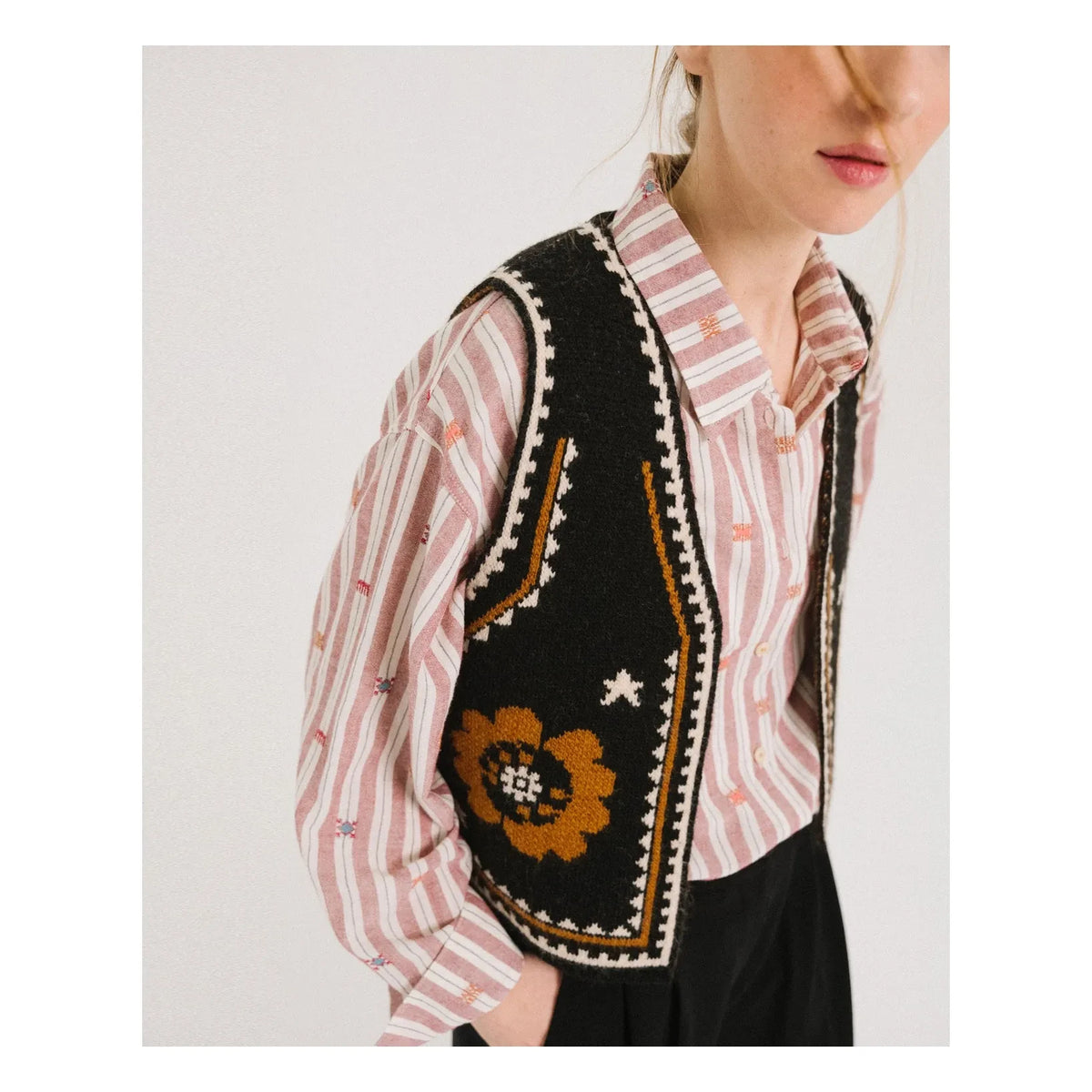 Tinsels - Chaleco sin mangas | Negro