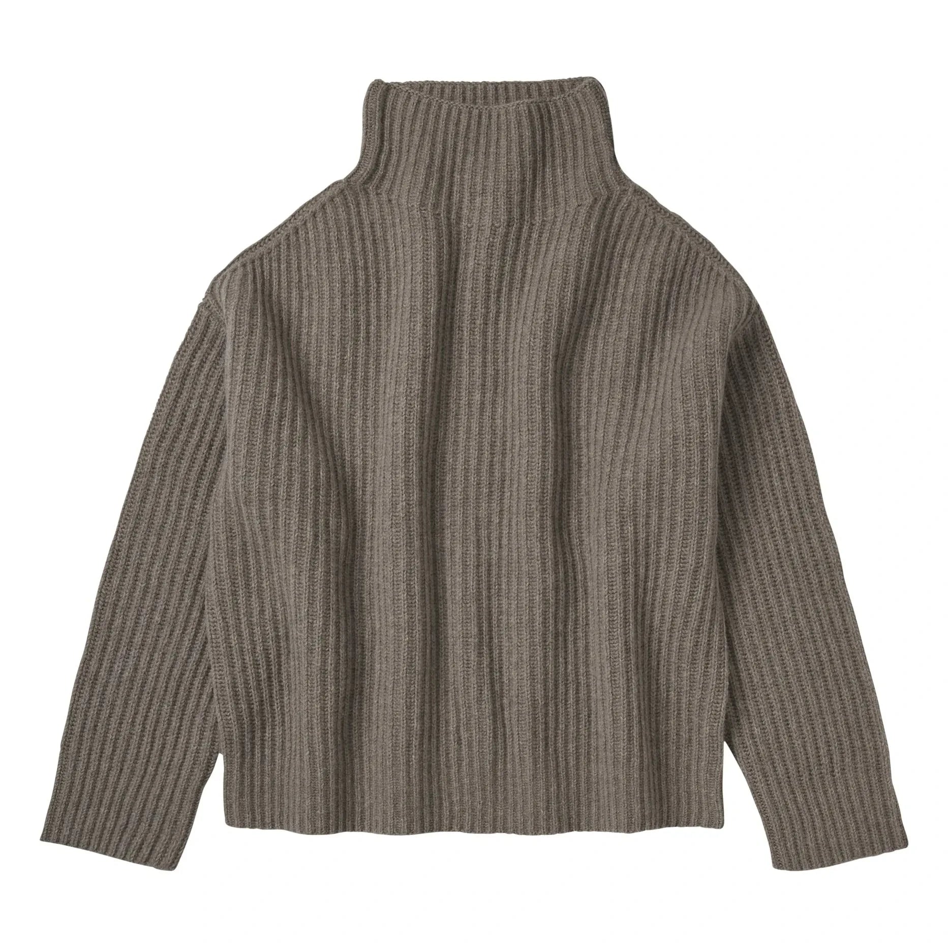 FUB - Jersey de Canalé de Mezcla de Lana - Colección de Mujer | Beige