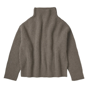 FUB - Jersey de Canalé de Mezcla de Lana - Colección de Mujer | Beige