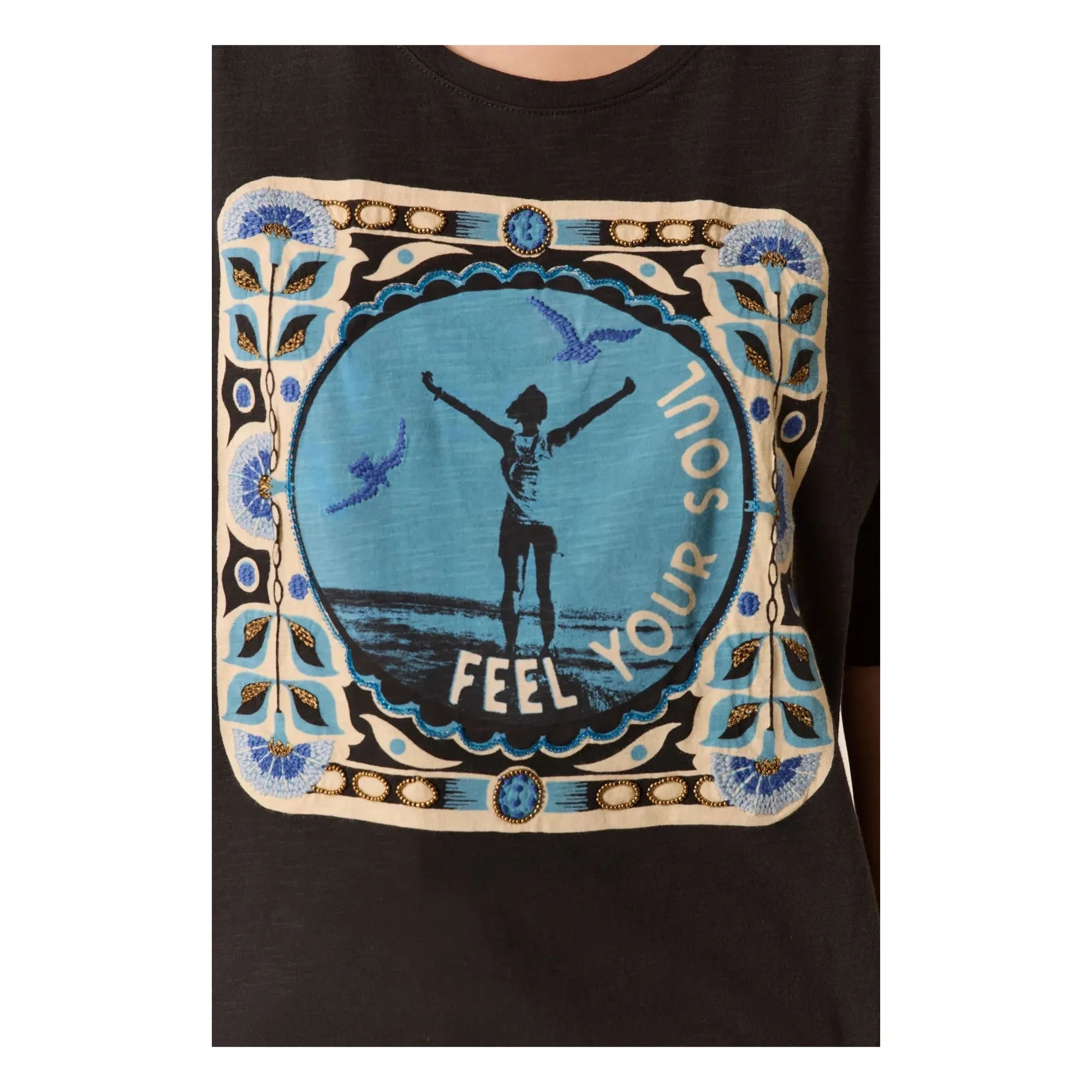 Leon & Harper - Camiseta Soul de algodón orgánico | Negro