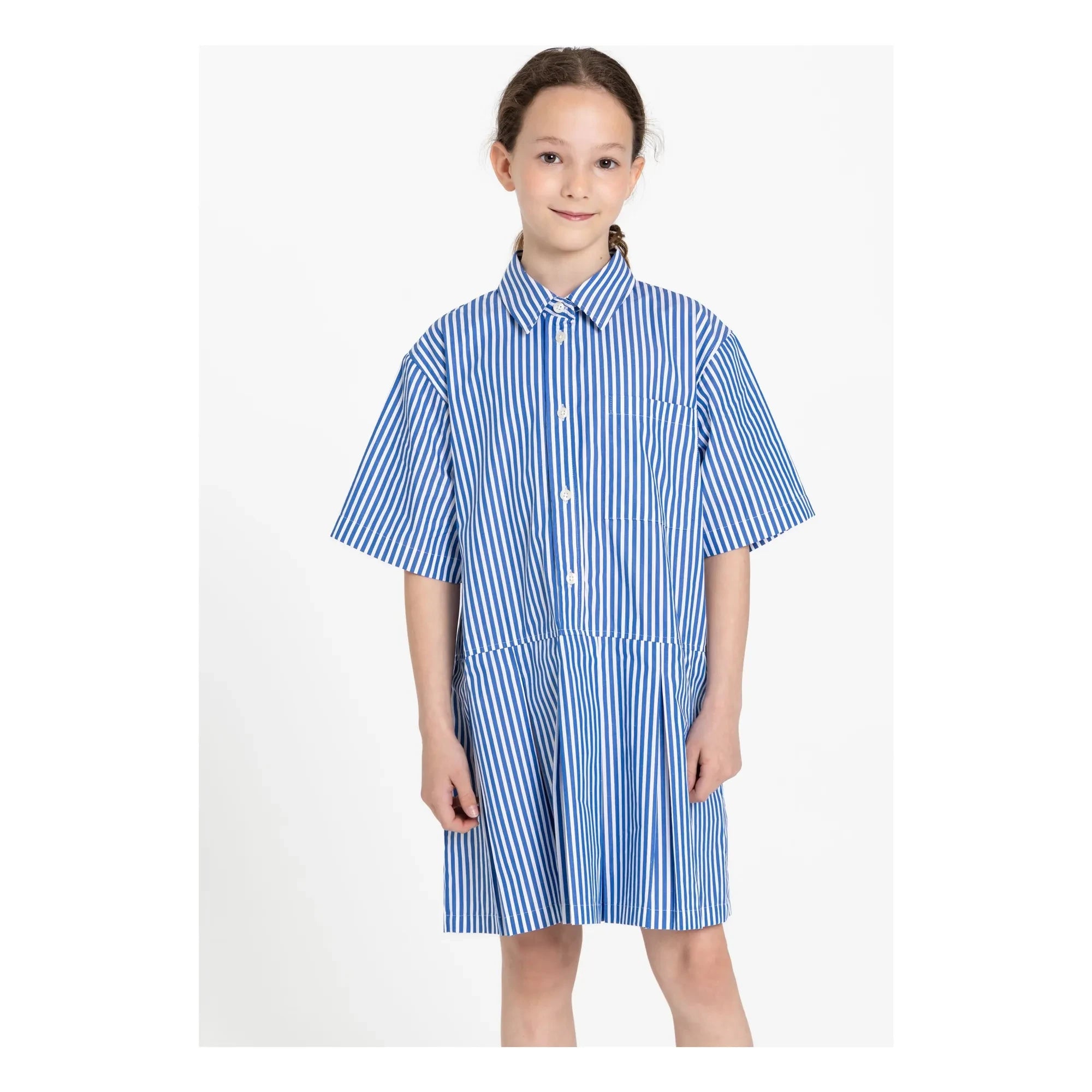 Finger in the nose - Vestido a rayas Dakota | Azul