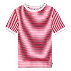 Petit Bateau - Camiseta icónica de rayas | Rojo