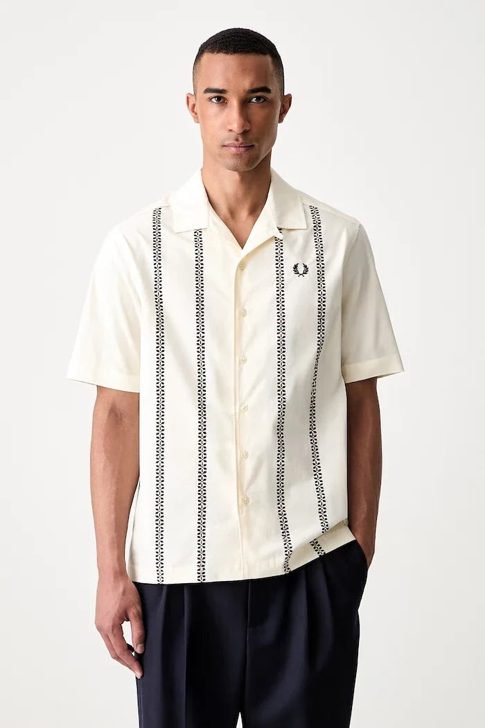Camisa de algodón Fred Perry para hombre