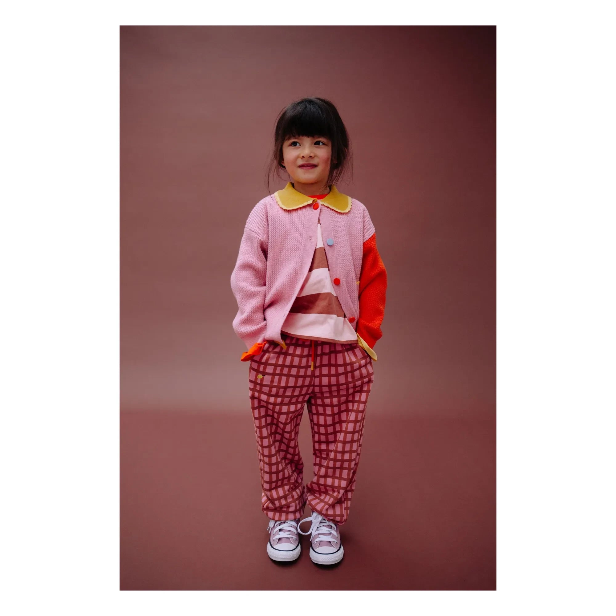 Sticky Lemon - Jogger escocés de limón | Rosa empolvado