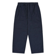 Kappy - Pantalones a rayas de denim desgastado | Índigo