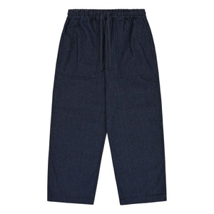 Kappy - Pantalones a rayas de denim desgastado | Índigo