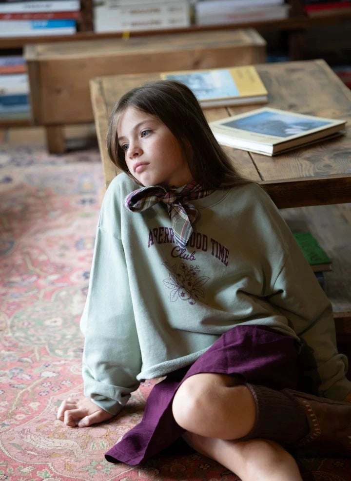 Hundred Pieces - Belmont Blueberry Sudadera Orgánica de Algodón | Verde