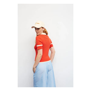 Dr Bloom - Polo de algodón Trina | Rojo