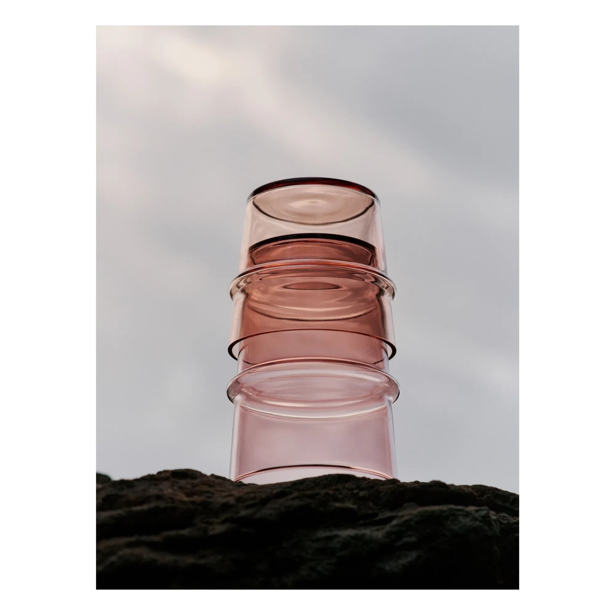 Ferm Living - Vasos Boya - Set de 2 | Frambuesa