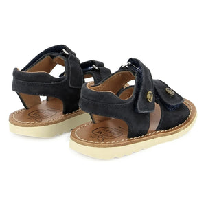 Pom d'Api - Sandalias Waff Easy Nubuck | Azul Oscuro