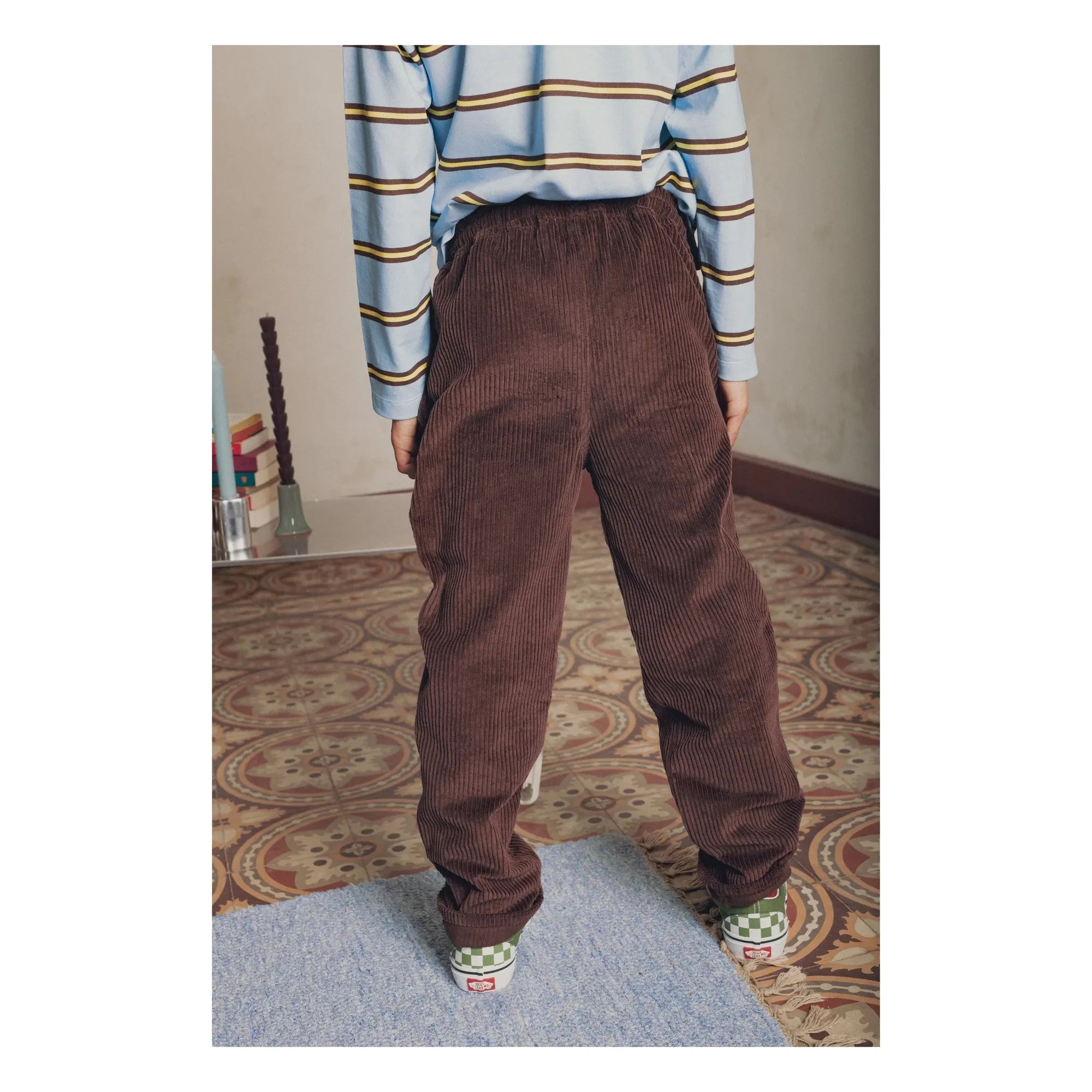 Marlot Paris - Pantalones de terciopelo Maxou | Marrón