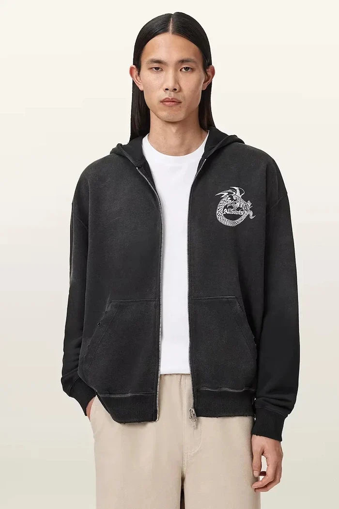 Sudadera con capucha de algodón AllSaints TERRA