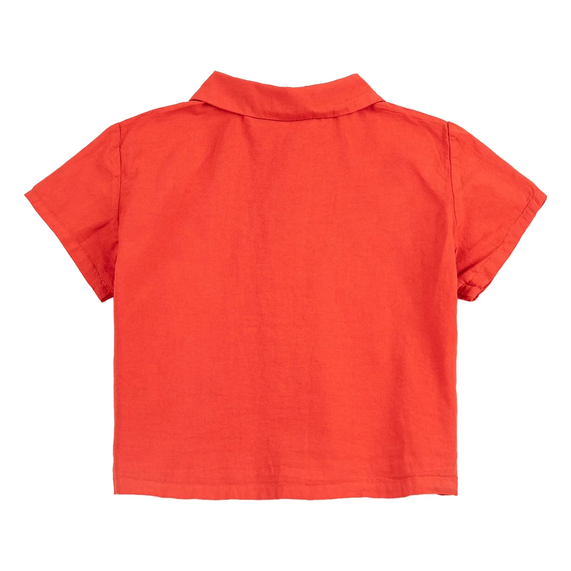 Bobo Choses - Camisa de granja de algodón orgánico | Rojo