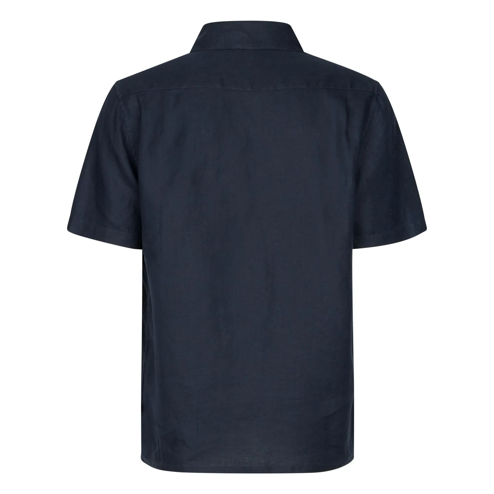 Samsoe Samsoe - Camisa de manga corta de algodón Avan JX | Azul marino