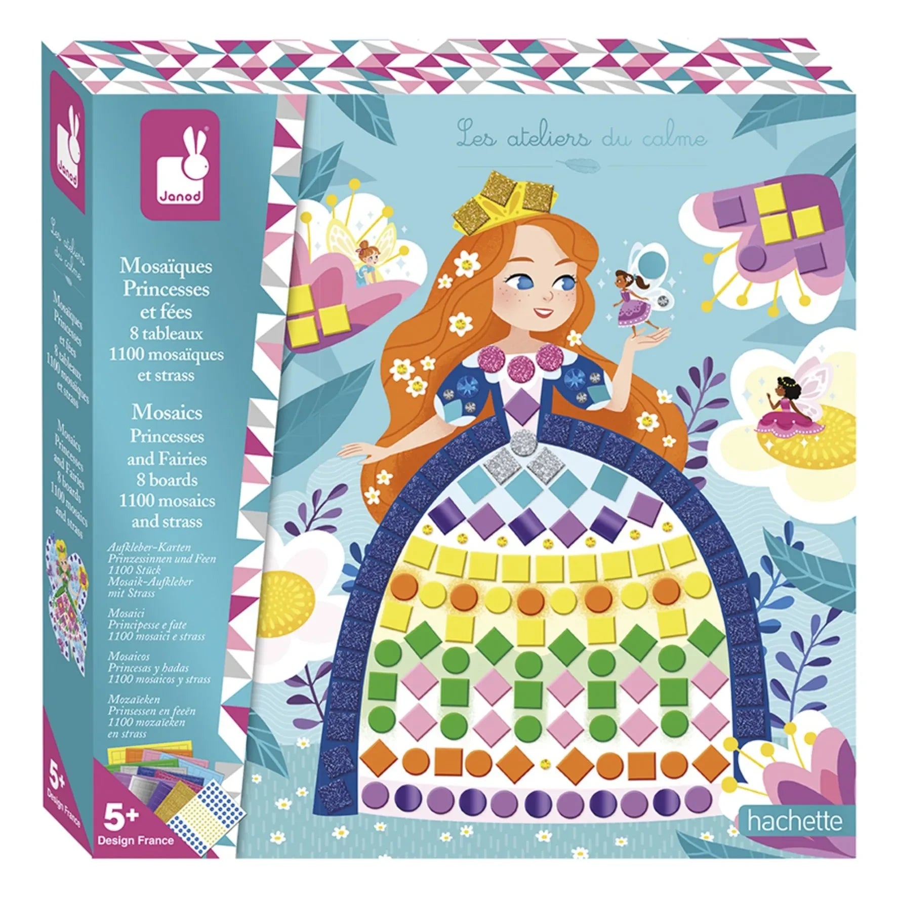 Janod - Mosaicos de Princesas - Janod x Hachette