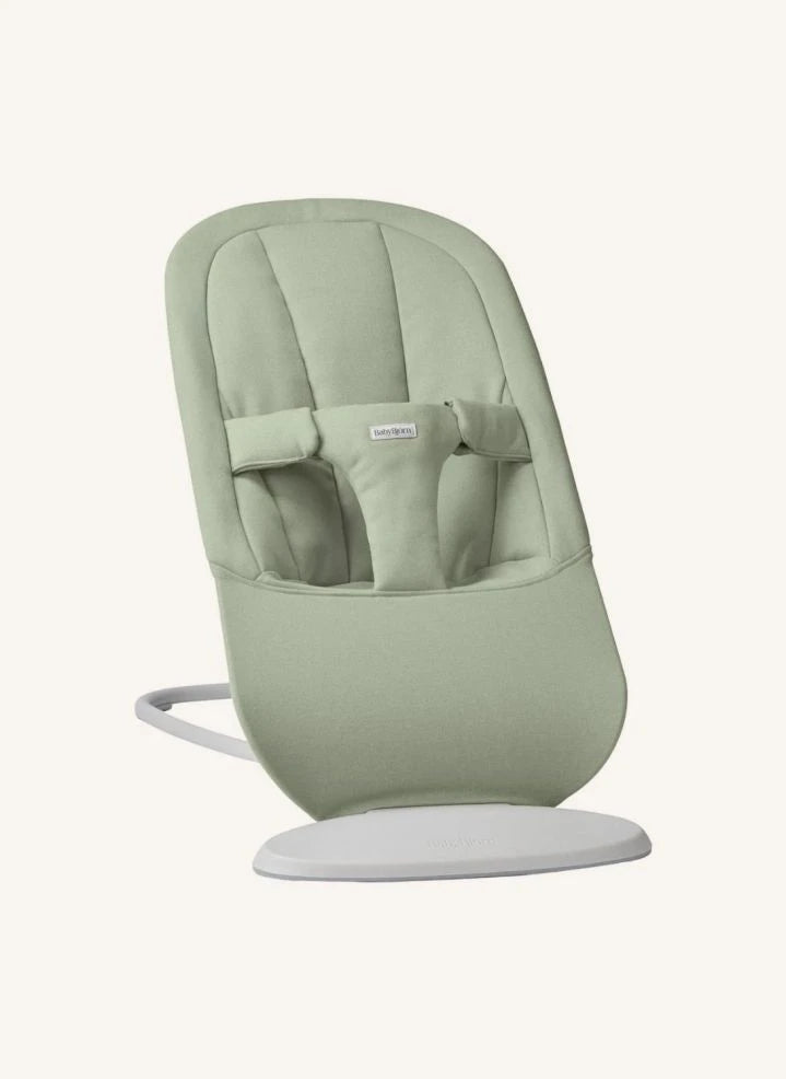 BabyBjörn - Begin Deck Chair - Tejido cepillado suave, Verde claro | Verde pálido